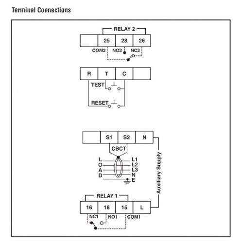 900ELR-2-230V-CE Ochranné relé